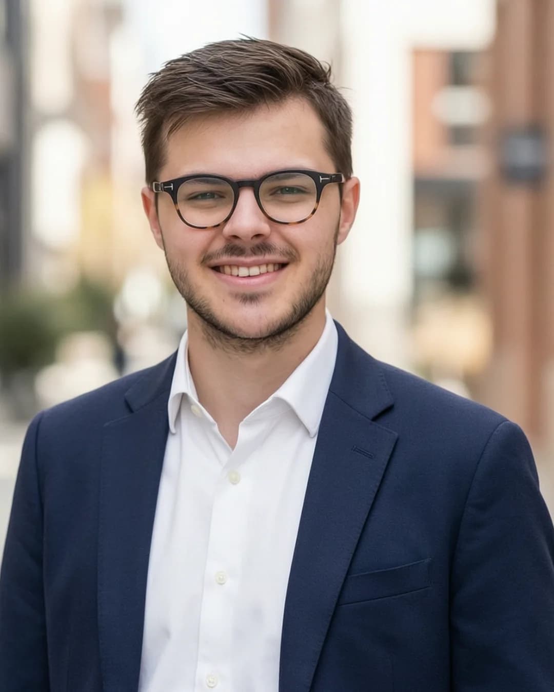 Professional AI headshot generated from a selfie