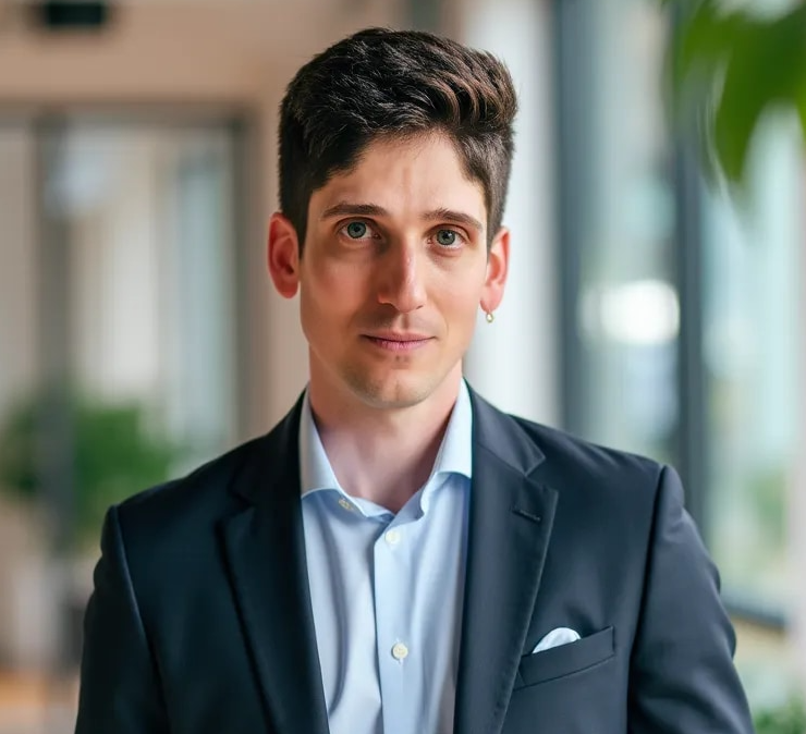 Professional AI headshot created from a selfie