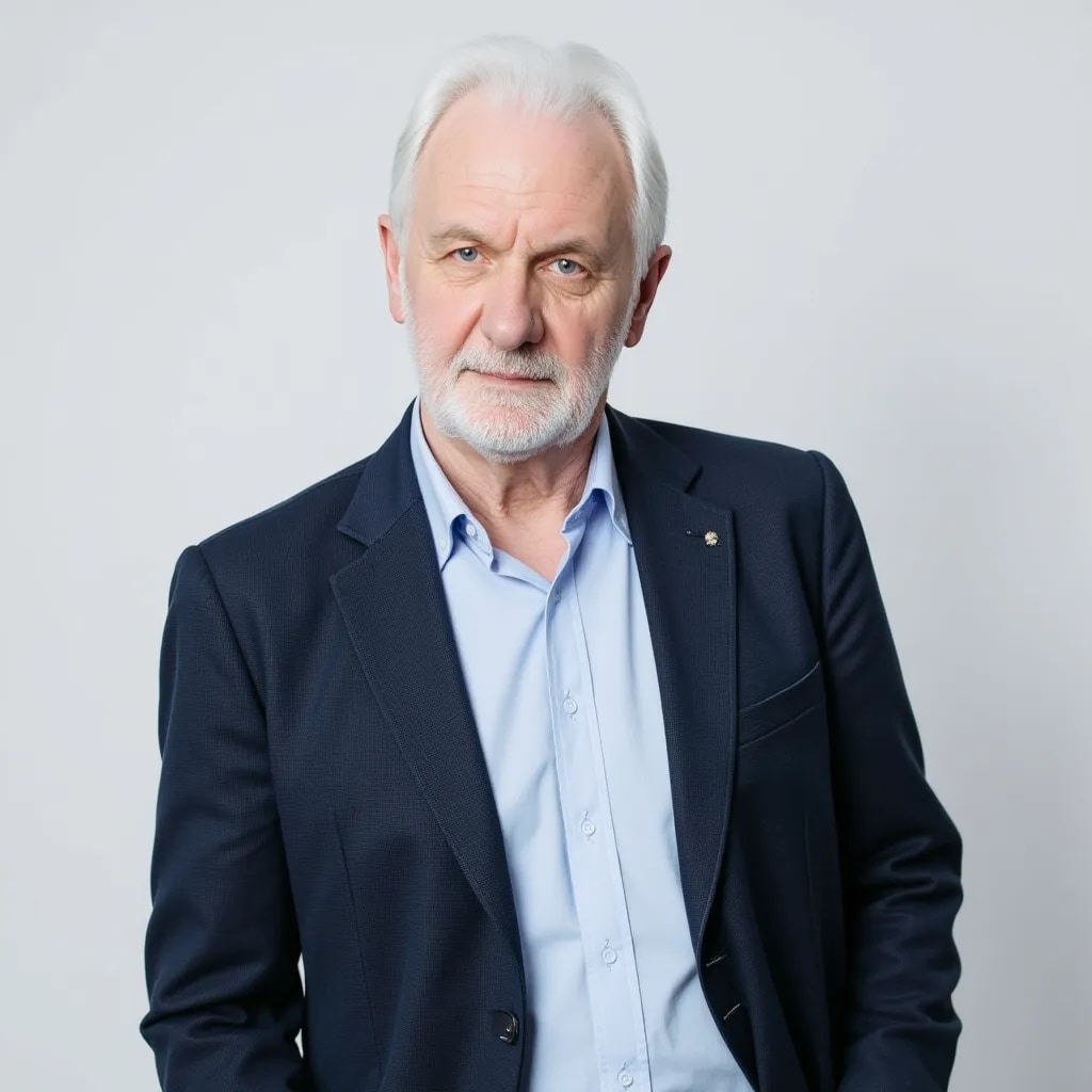 Professional AI headshot created from a selfie