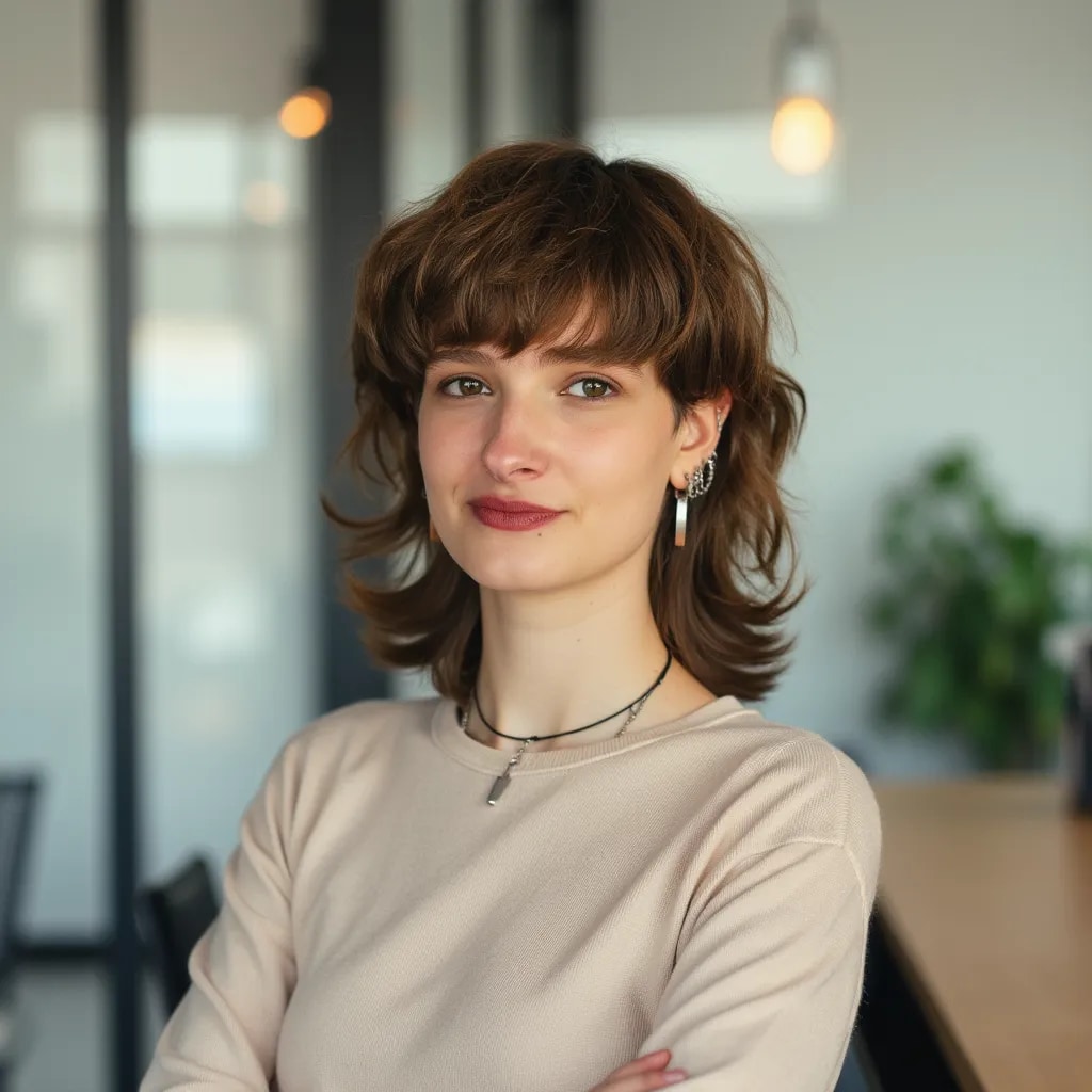 Professional AI headshot created from a selfie